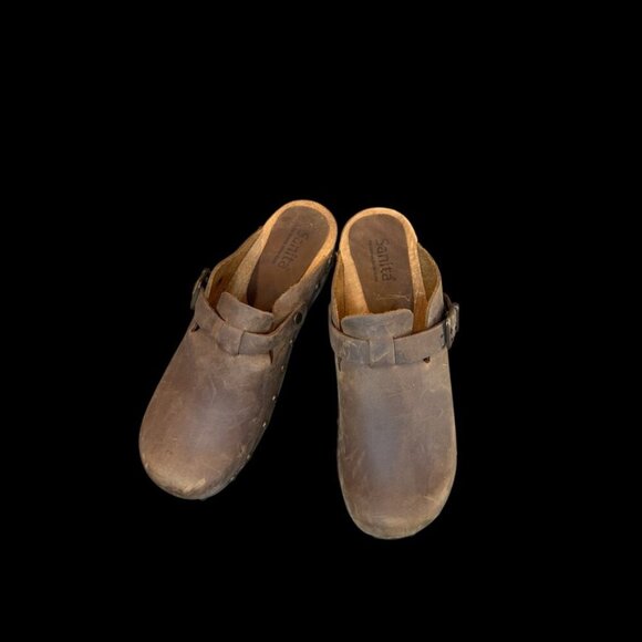 Sanita "Kristel" women's wood clogs size 39 - Picture 1 of 9